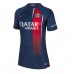 Paris Saint-Germain Voetbalkleding Thuisshirt Dames 2023-24 Korte Mouwen